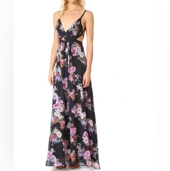 Yumi Kim “You & Me” Backless Maxi Dress in Twilight Rose - Picture 1 of 13
